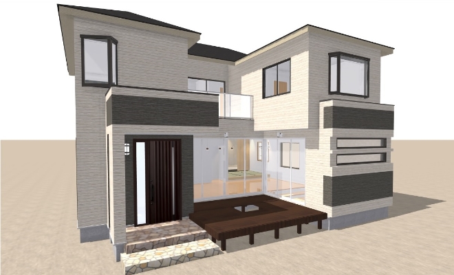 プレゼン用イメージパース作成
